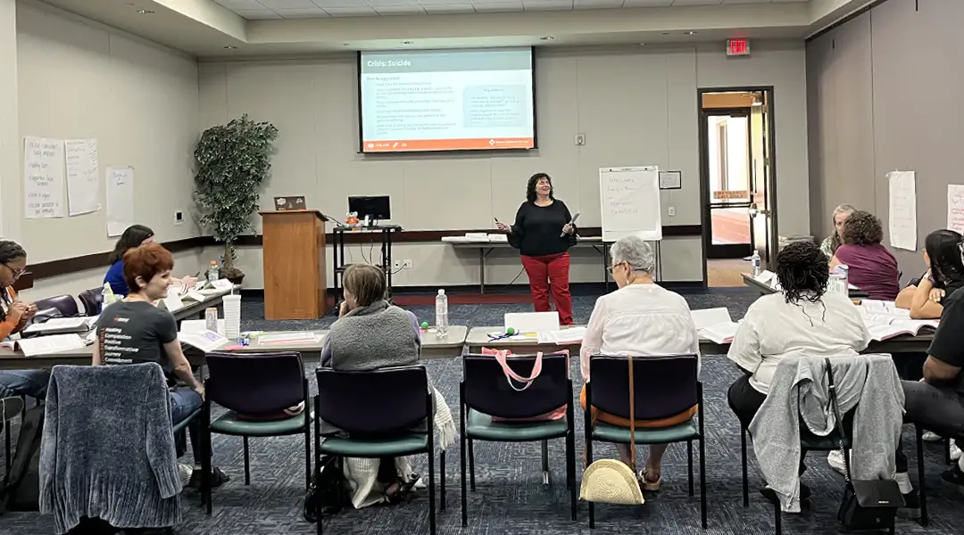 session for Mental Health First Aid